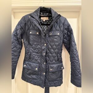 Banana Republic Quilted Utility Jacket - Dark Blue